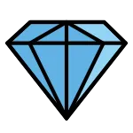 Gem Stone SVG Icon